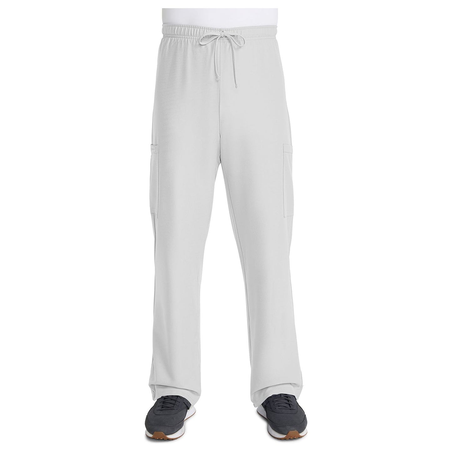 Unisex Mid Rise Drawstring Straight Pant