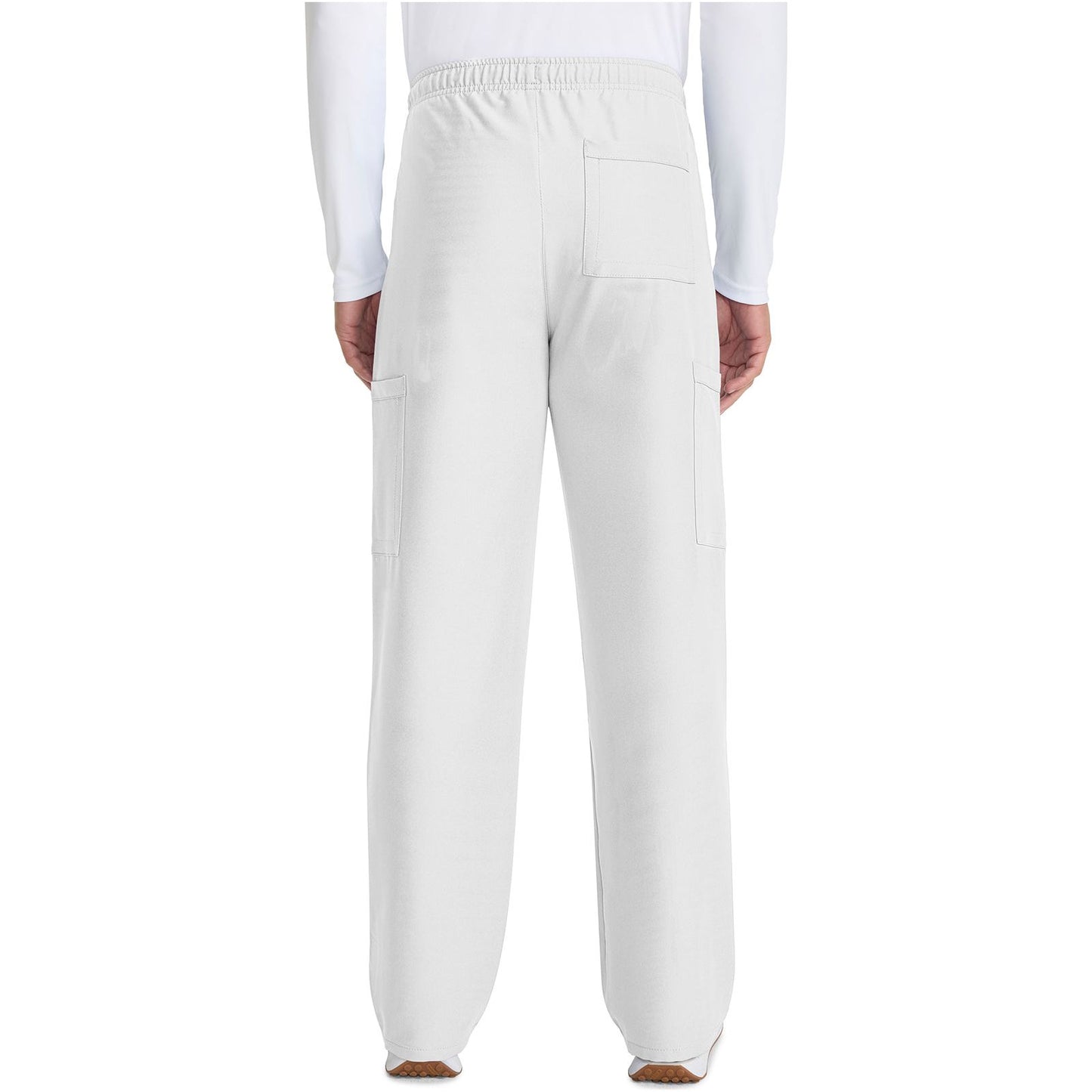 Unisex Mid Rise Drawstring Straight Pant