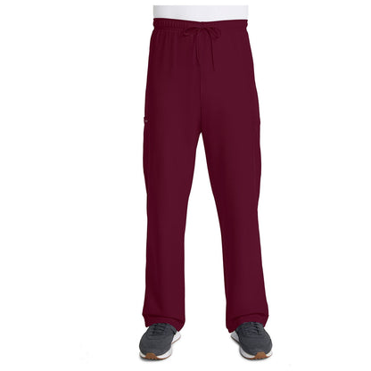 Unisex Mid Rise Drawstring Straight Pant