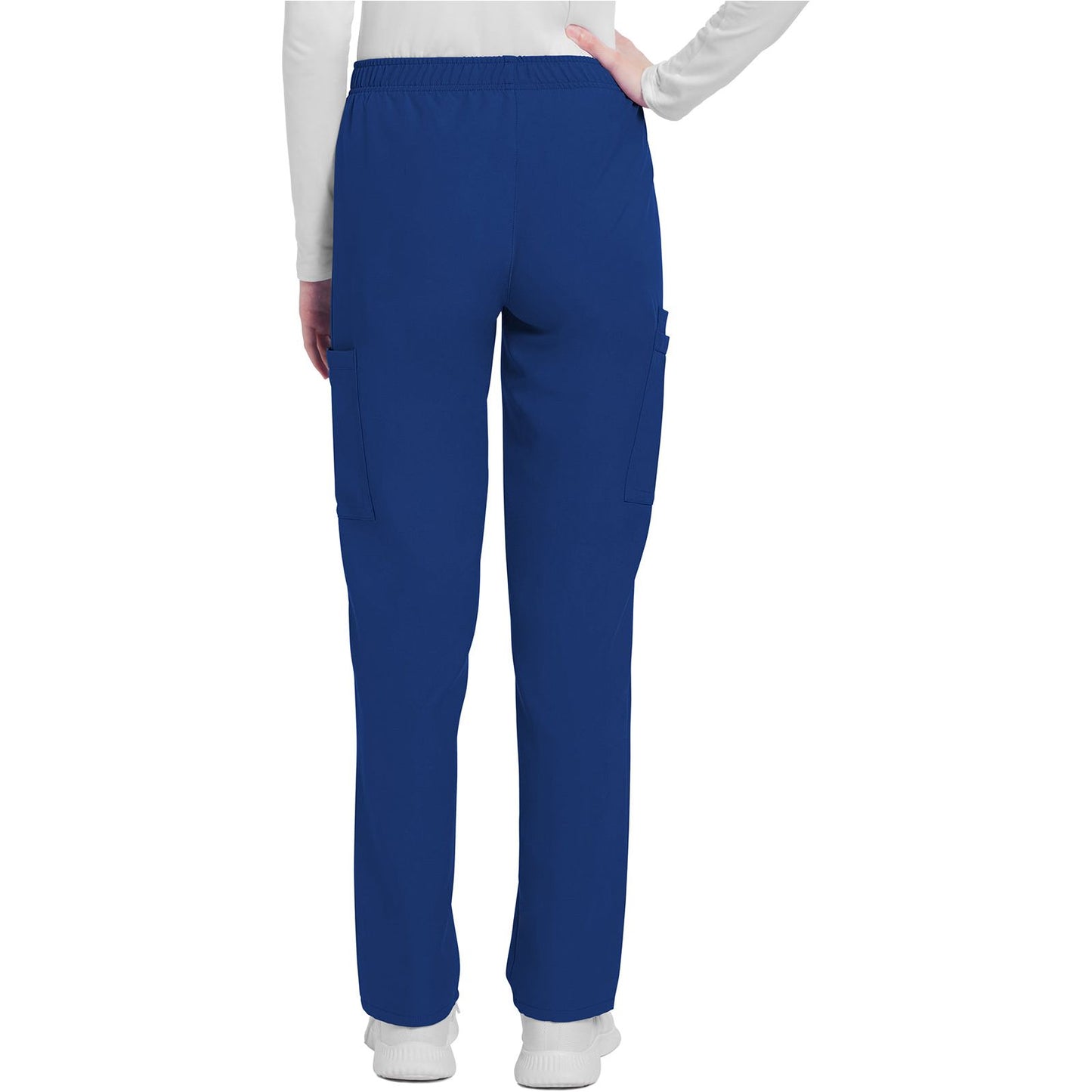 Mid Rise Pull-on Slim Leg Cargo Pant