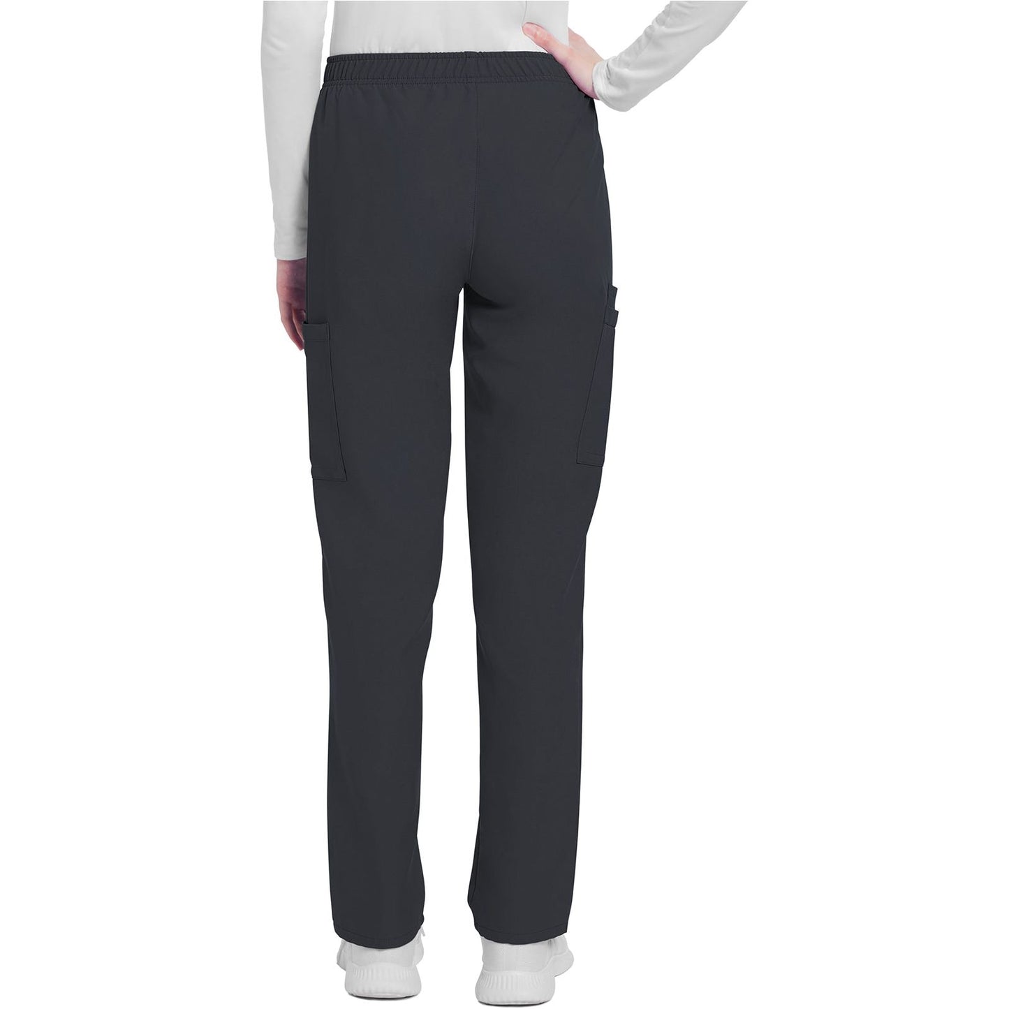 Mid Rise Pull-on Slim Leg Cargo Pant