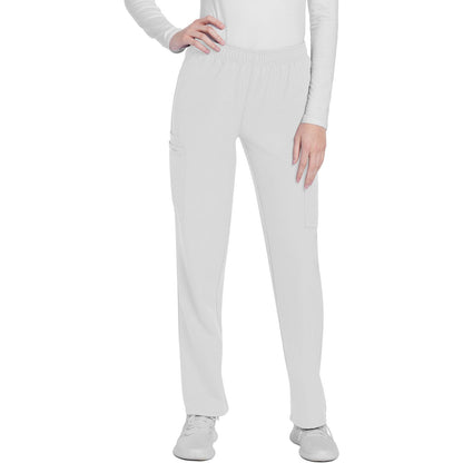 Mid Rise Pull-on Slim Leg Cargo Pant