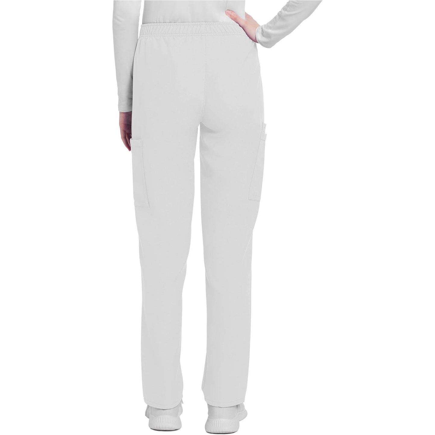 Mid Rise Pull-on Slim Leg Cargo Pant