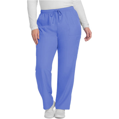 Mid Rise Pull-on Slim Leg Cargo Pant
