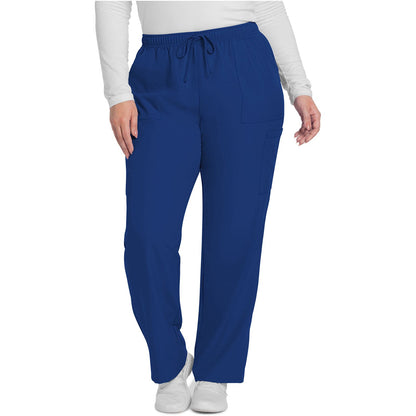 Mid Rise Pull-on Slim Leg Cargo Pant