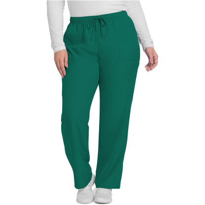 Mid Rise Pull-on Slim Leg Cargo Pant