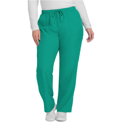 Mid Rise Pull-on Slim Leg Cargo Pant