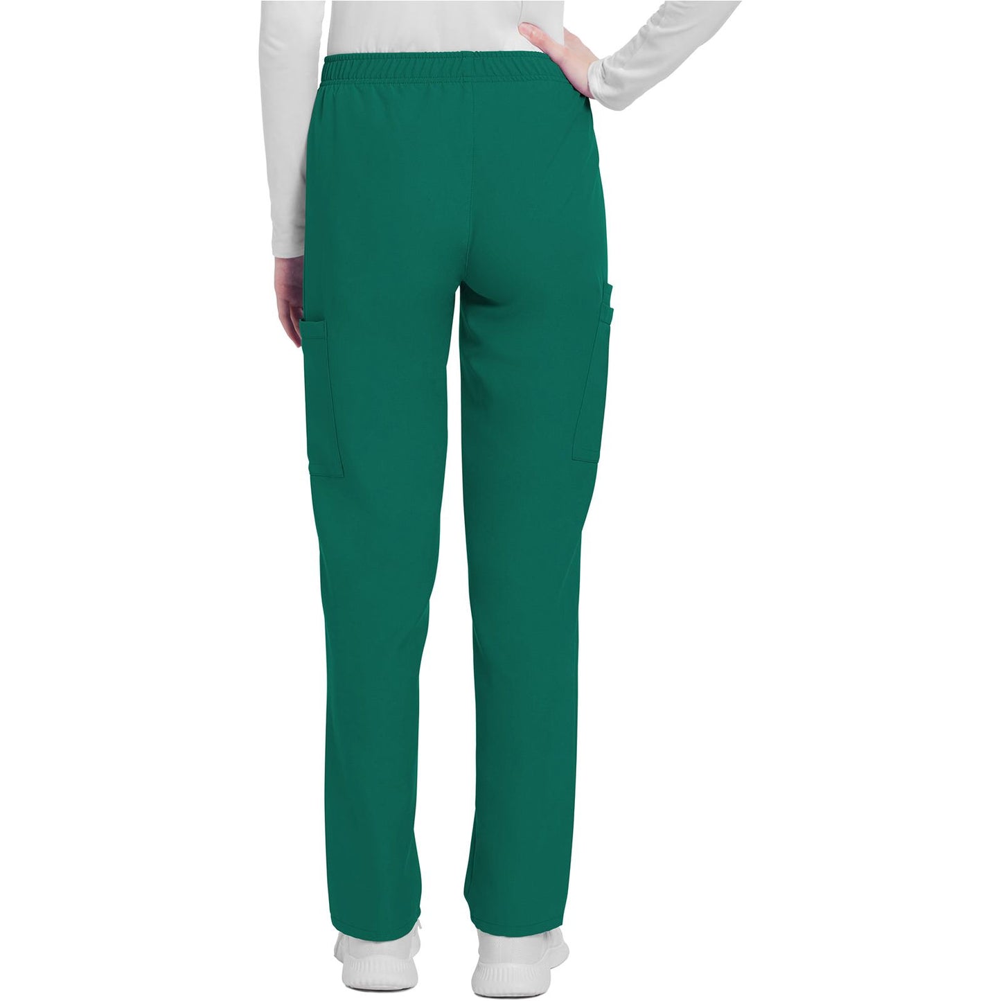 Mid Rise Pull-on Slim Leg Cargo Pant