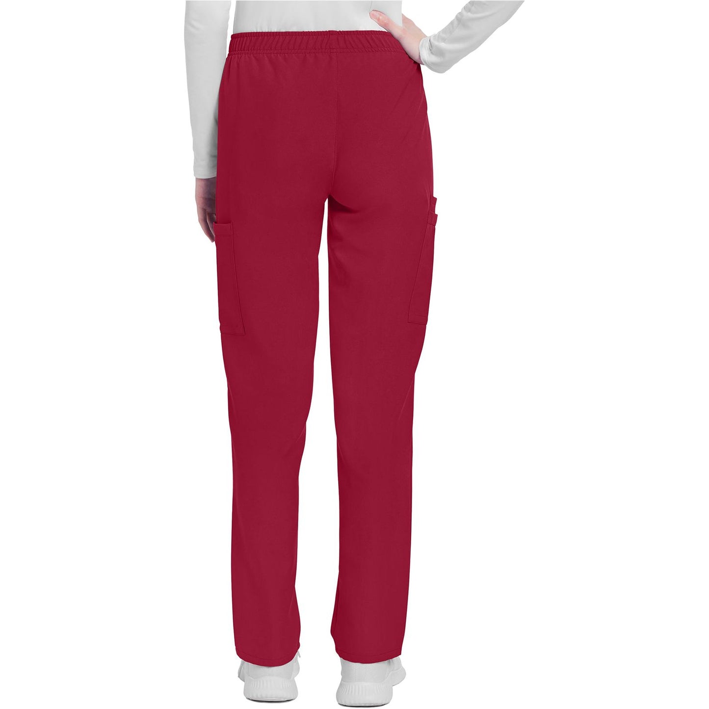 Mid Rise Pull-on Slim Leg Cargo Pant