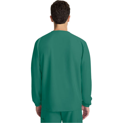 Unisex Snap Front Warm Up Jacket