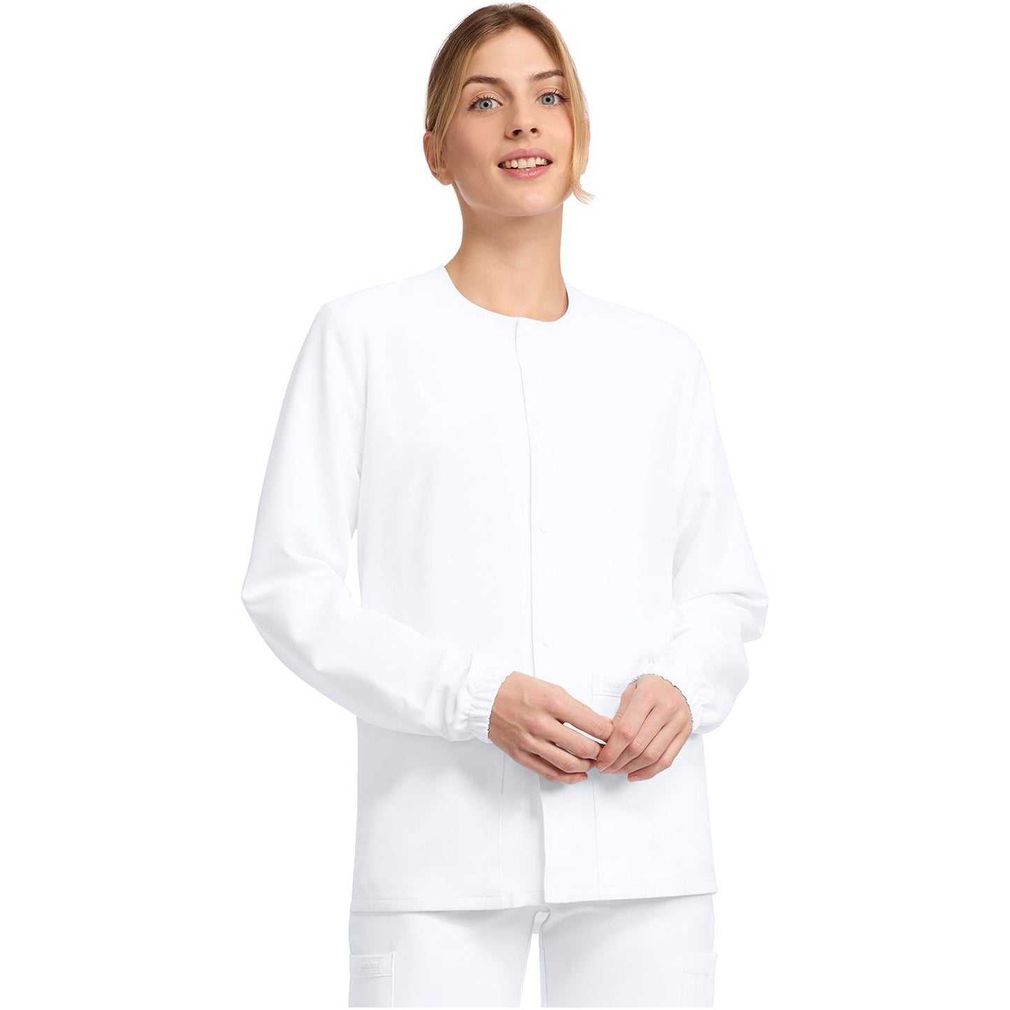 Unisex Snap Front Warm Up Jacket