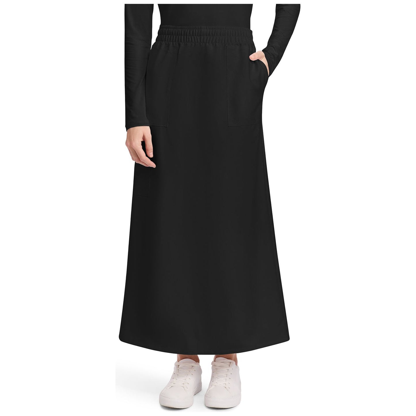 Women's 3-Pocket Elastic Waist Skirt