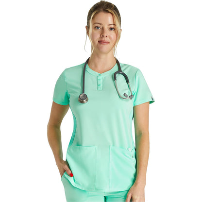 Snap Front Henley Top