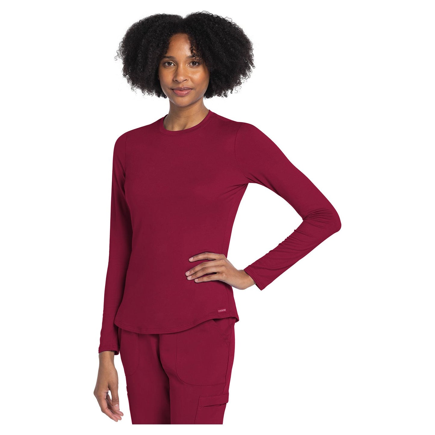 Long Sleeve Underscrub Knit Tee