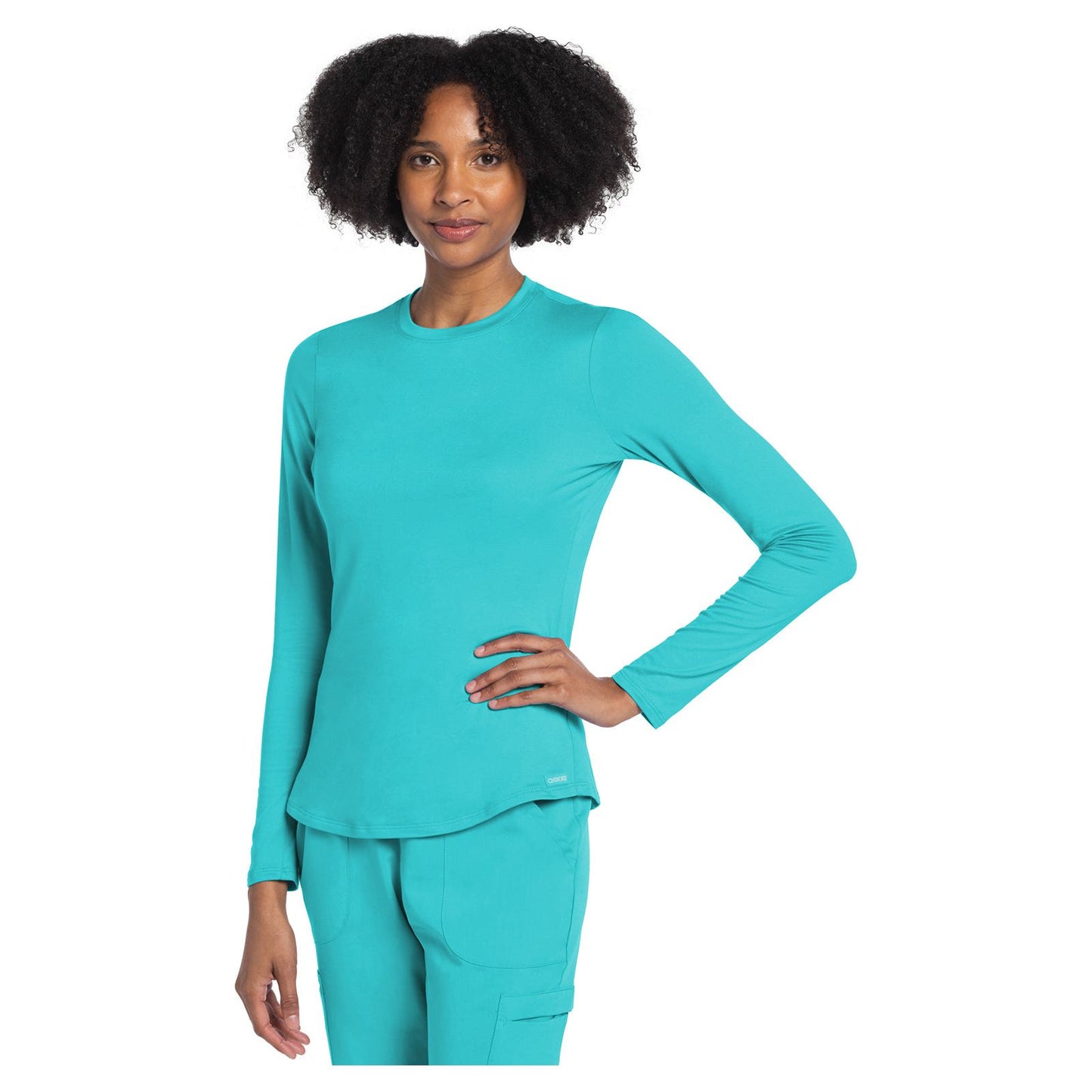 Long Sleeve Underscrub Knit Tee