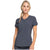 Zip Front V-Neck Top