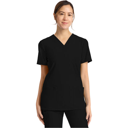 Women's 2-Pocket V-Neck Top