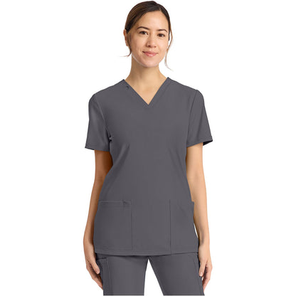 Women's 2-Pocket V-Neck Top