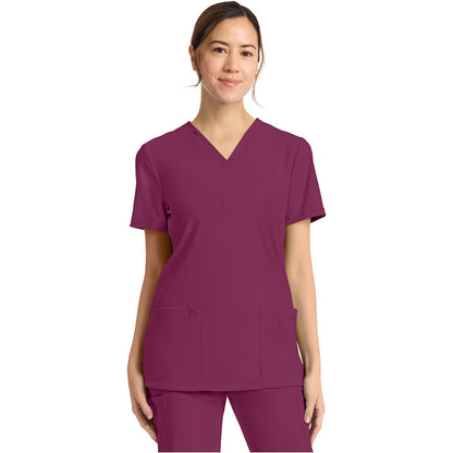 Women's 2-Pocket V-Neck Top