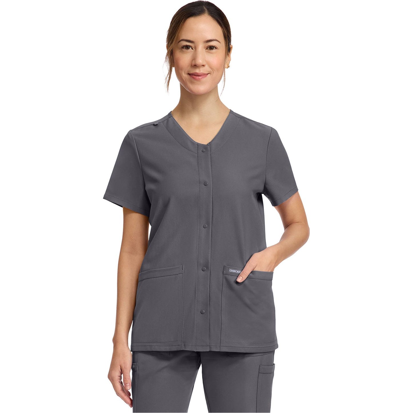 Women's 2-Pocket Snap-Front Top