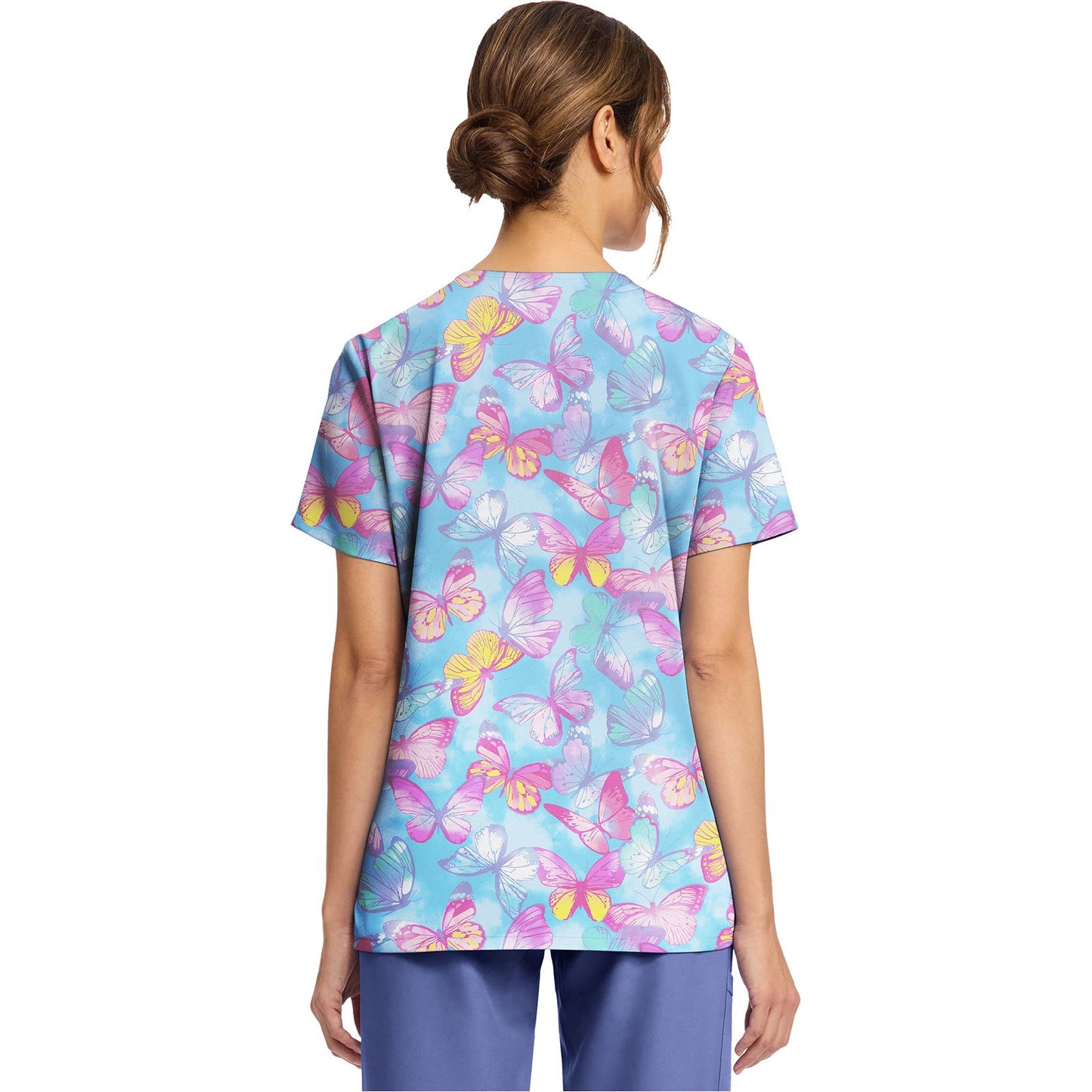 Women's Print V-Neck Top