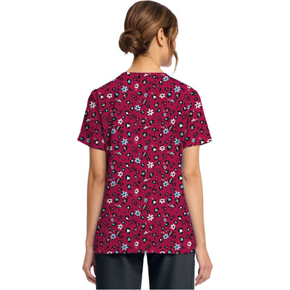 Women's Print V-Neck Top
