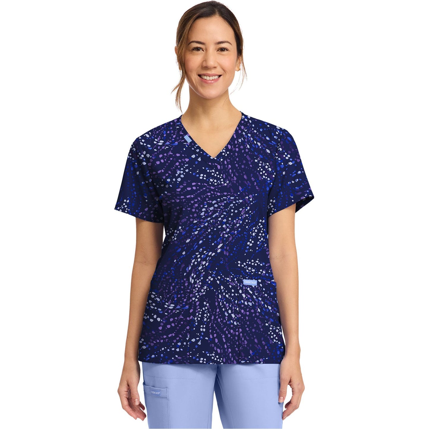 Women's Print V-Neck Top