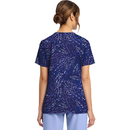 Women's Print V-Neck Top