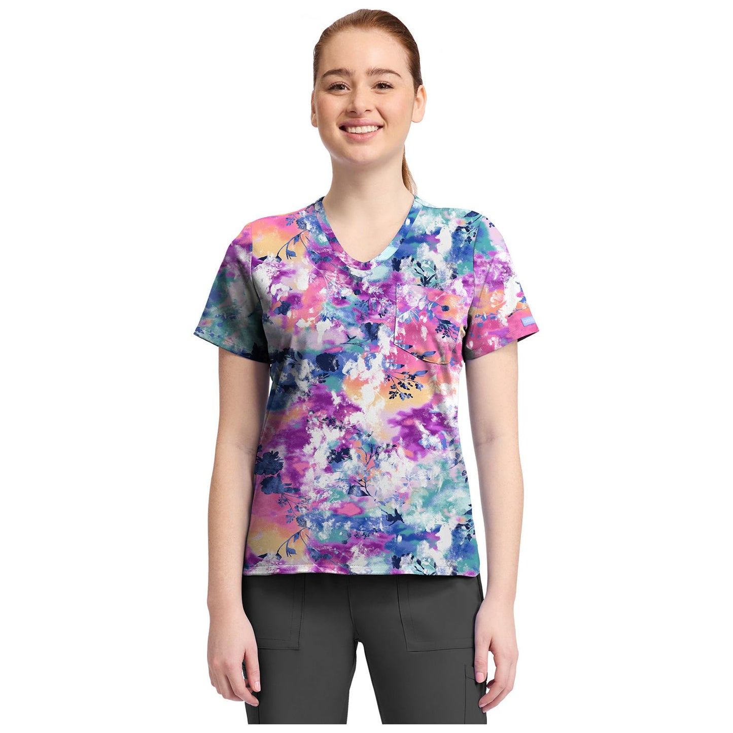 Women's High-Low V-Neck Top