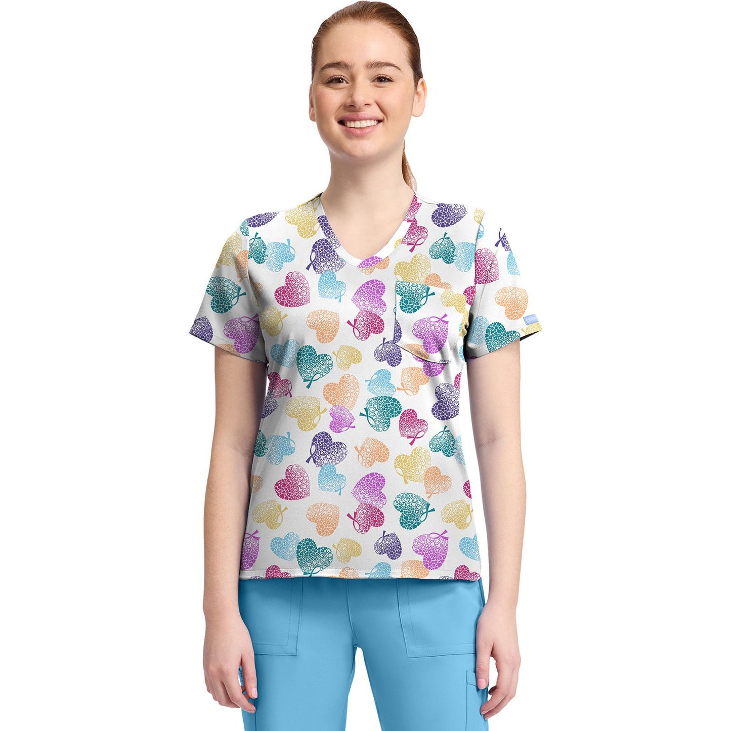 Women's High-Low V-Neck Top