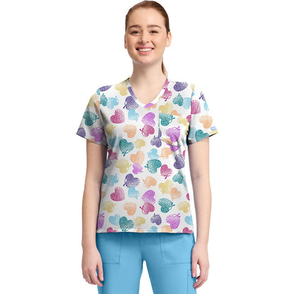 Women's High-Low V-Neck Top