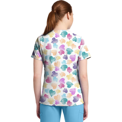 Women's High-Low V-Neck Top