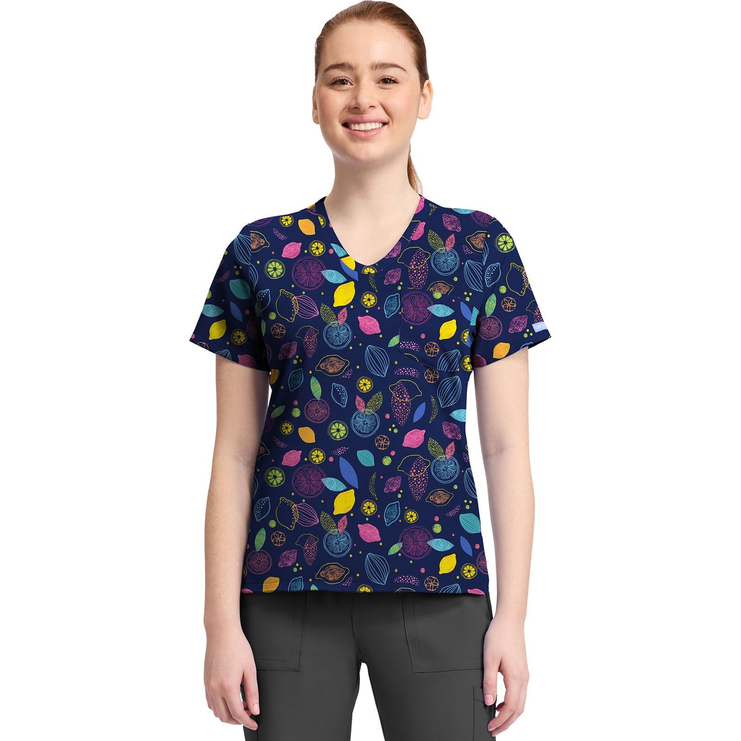 Women's High-Low V-Neck Top