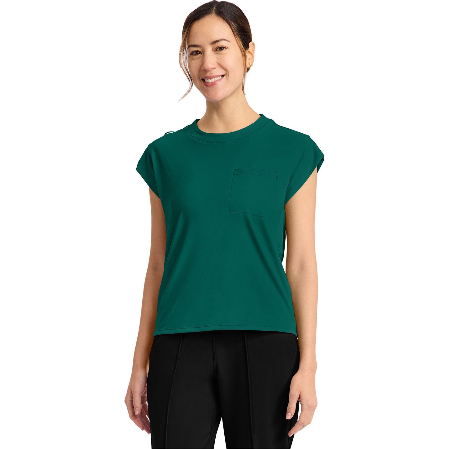 Women's 1-Pocket Crew Neck Top