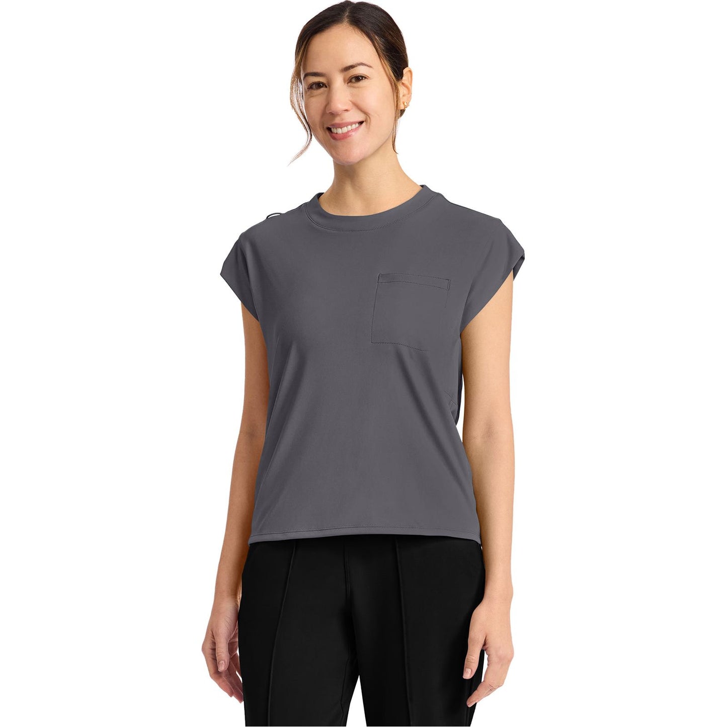 Women's 1-Pocket Crew Neck Top