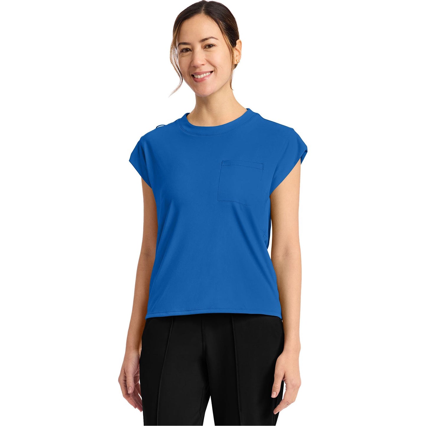 Women's 1-Pocket Crew Neck Top