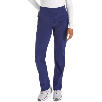 Mid Rise Pull-on Tapered Leg Cargo Pant
