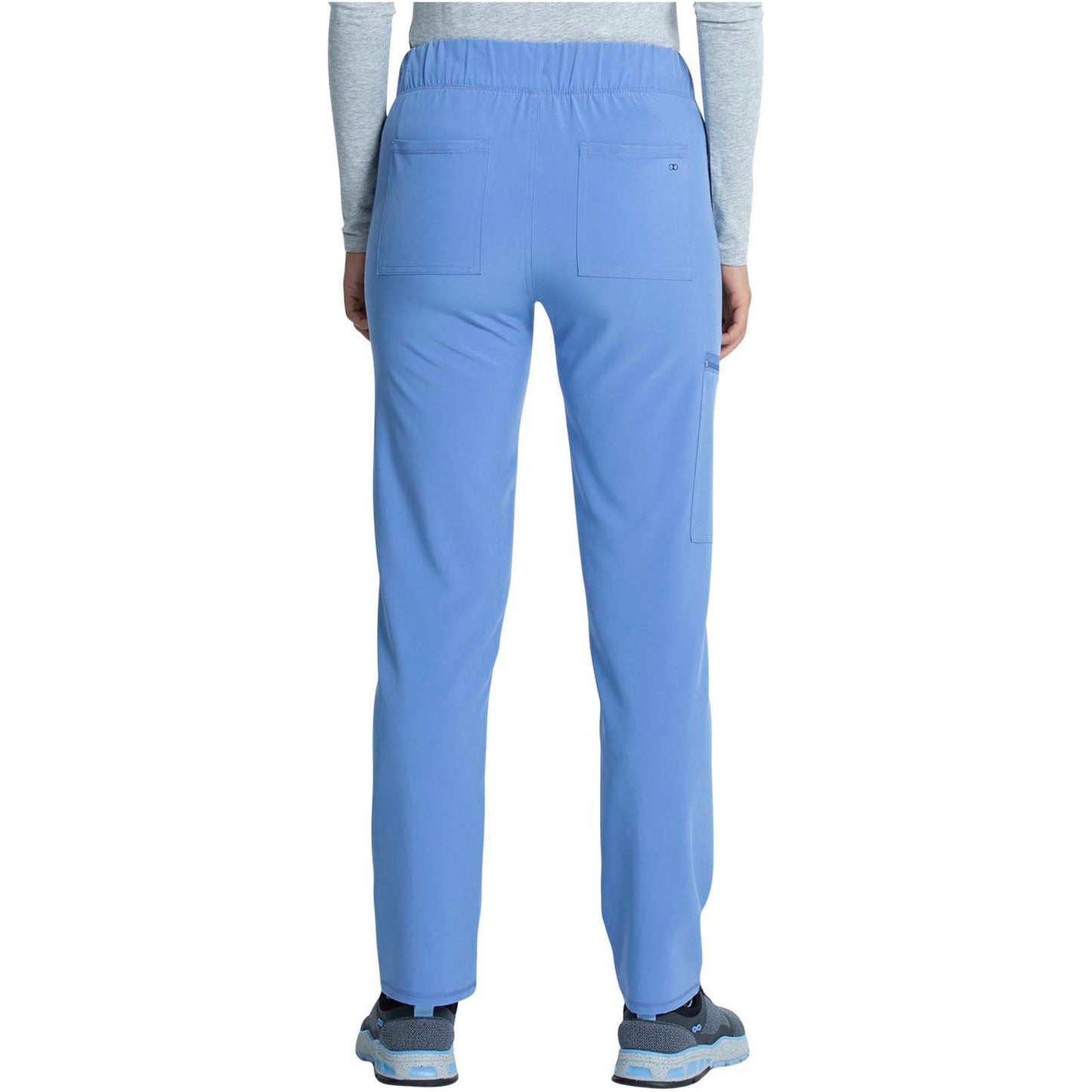 Mid Rise Drawstring Tapered Leg Pant