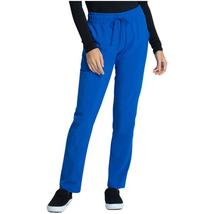 Mid Rise Drawstring Tapered Leg Pant