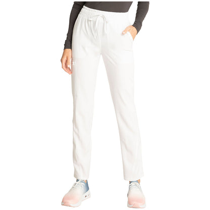 Mid Rise Drawstring Tapered Leg Pant