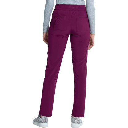 Mid Rise Drawstring Tapered Leg Pant