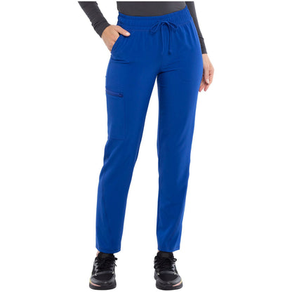 Mid Rise Drawstring Tapered Leg Pant