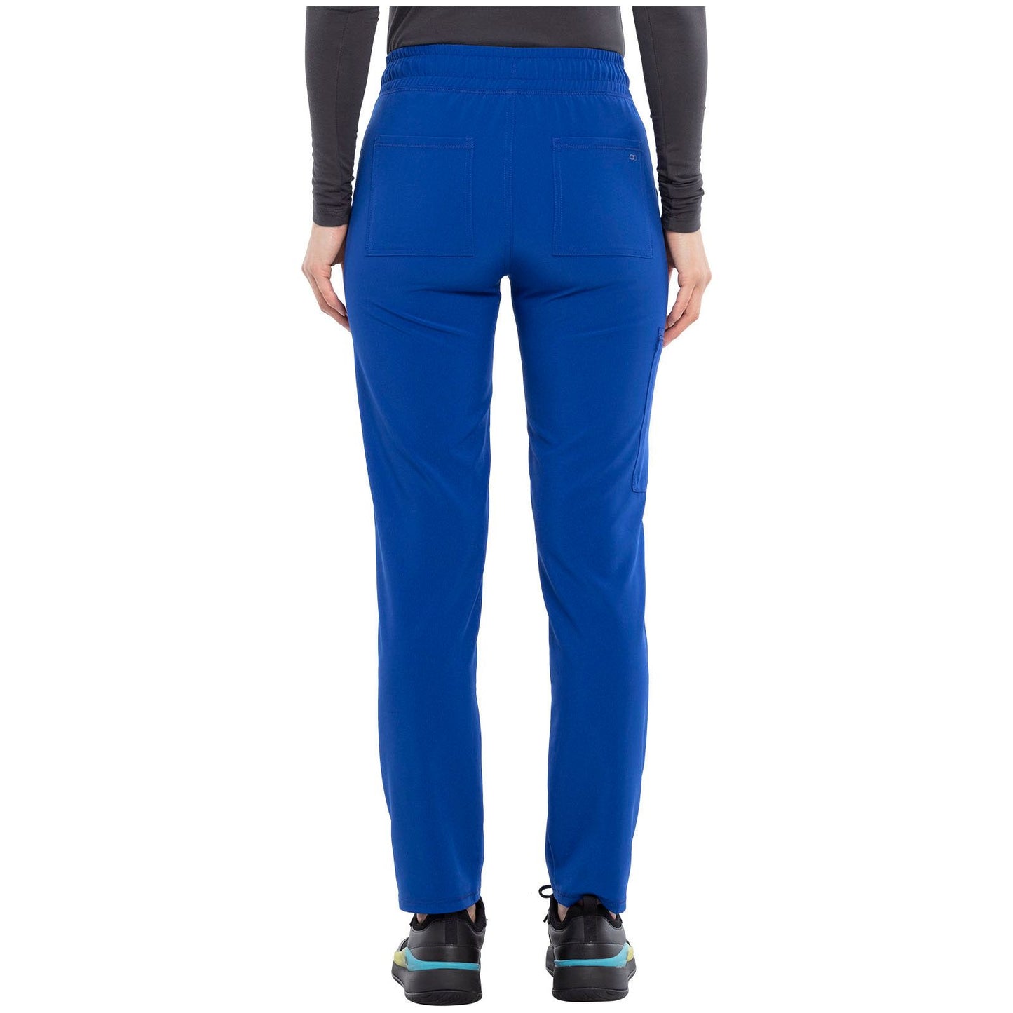 Mid Rise Drawstring Tapered Leg Pant