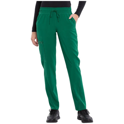 Mid Rise Drawstring Tapered Leg Pant