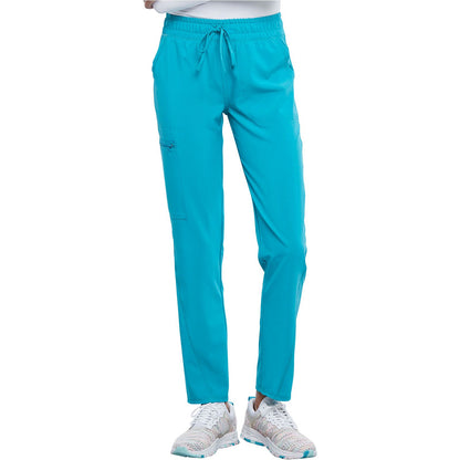 Mid Rise Drawstring Tapered Leg Pant