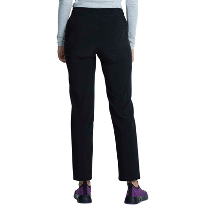 Mid Rise Drawstring Tapered Leg Pant