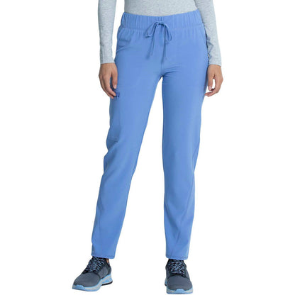Mid Rise Drawstring Tapered Leg Pant