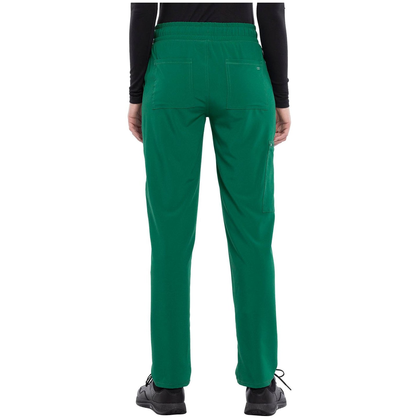 Mid Rise Drawstring Tapered Leg Pant