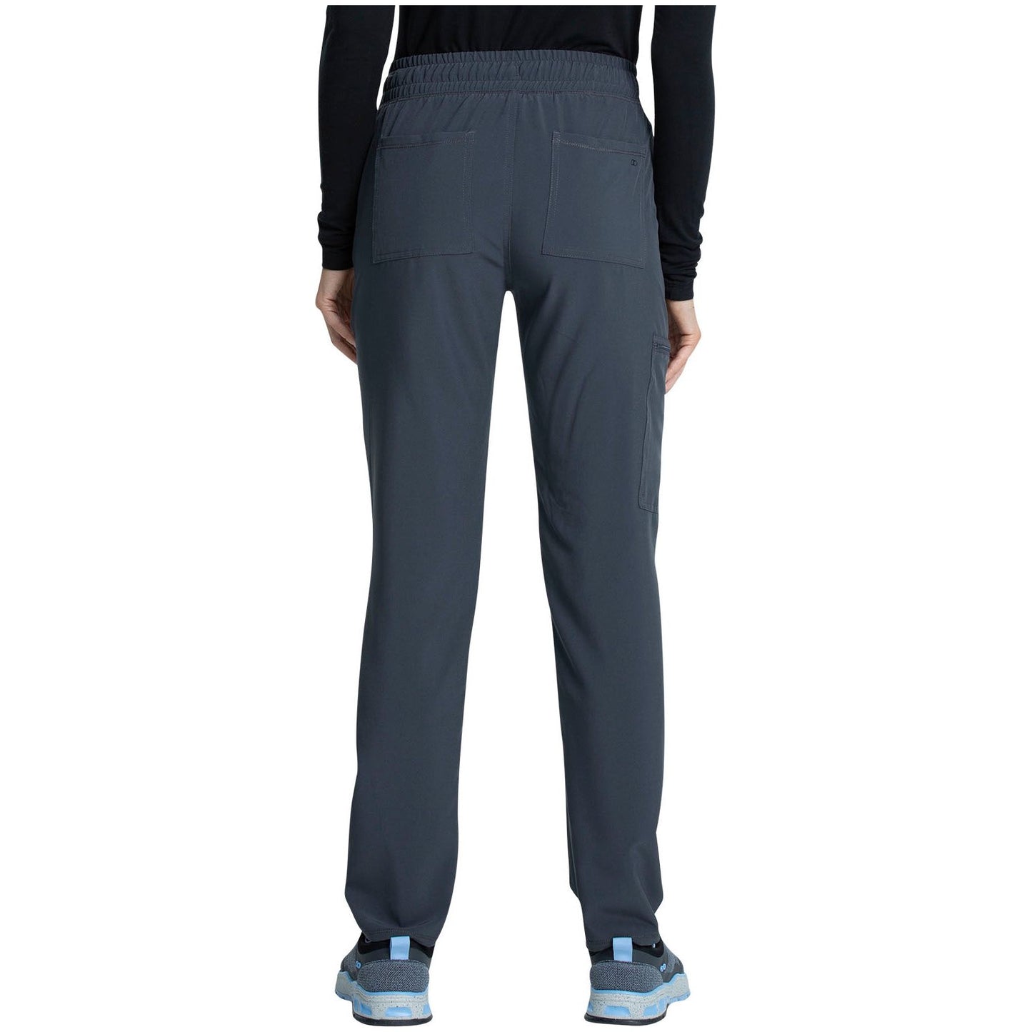 Mid Rise Drawstring Tapered Leg Pant