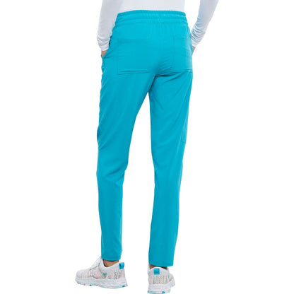 Mid Rise Drawstring Tapered Leg Pant